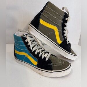 Vans Men's Sk8-Hi Zig Zag High Top Suede / Canvas Sneaker